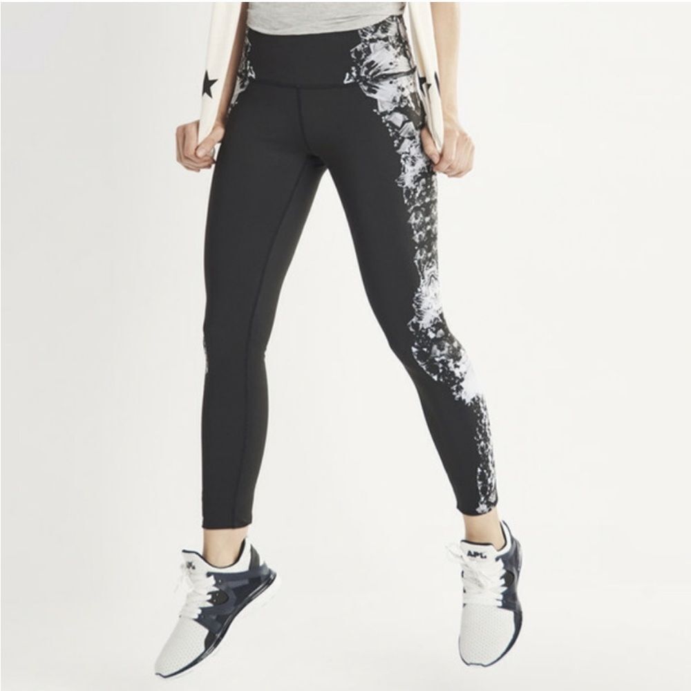 ALO YOGA High-Waist Airbrush Legging XS Dark Krystal Black